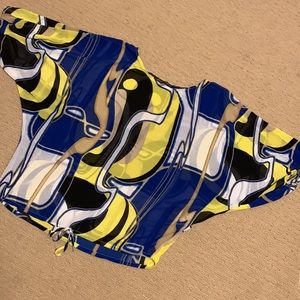 Rose & Olive Sheer dolman sleeve top